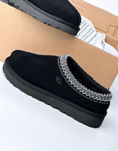 BRAND NEW UGG TASMAN WOMEN’S SLIPPERS BLACK W7/EUR38 - Picture 5 of 6